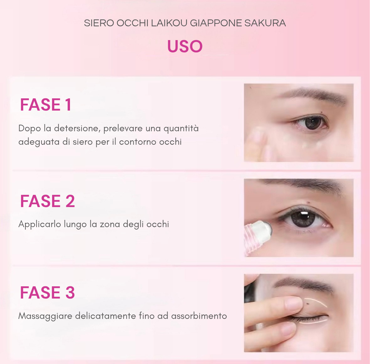 Siero Sakura Contorno Occhi