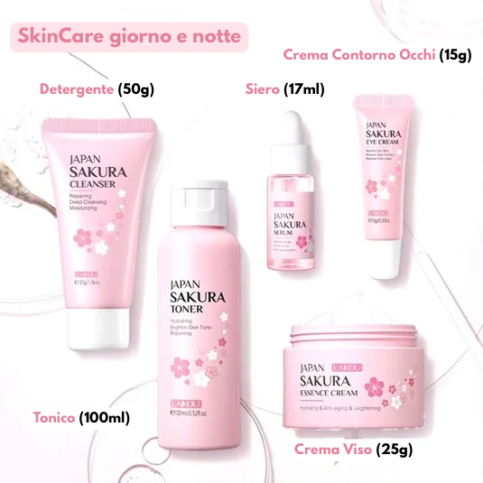 Kit completo Skincare giapponese – SAKURA